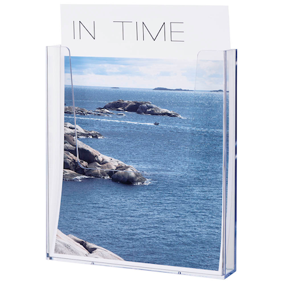 Artikelbild 2 für helit Wandprospekthalter transparent DIN A4, Artikelnummer 463765