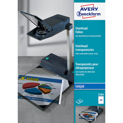 Artikelbild 7 für AVERY Zweckform InkJetfolien 2504 klar, 50 St., Artikelnummer 239699
