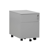 Artikelbild 1 für Gürkan Rollcontainer lichtgrau 2 Auszüge 39,0 x 59,0 x 55,0 cm, Artikelnummer 564950