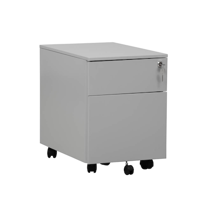 Artikelbild für Gürkan Rollcontainer lichtgrau 2 Auszüge 39,0 x 59,0 x 55,0 cm, Artikelnummer 564950