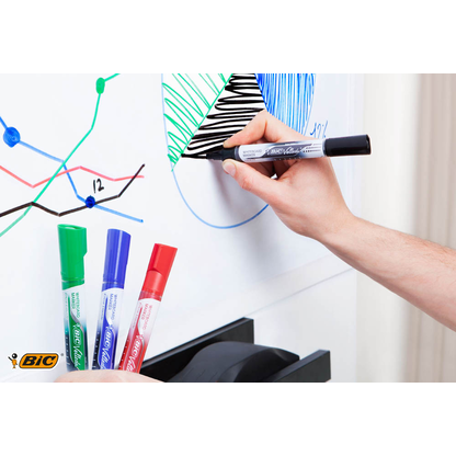 Artikelbild 9 für BIC Velleda Whiteboard-Marker-Set farbsortiert 2,2 mm, 4 St., Artikelnummer 147676