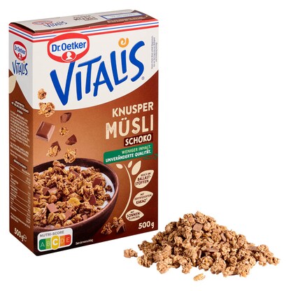 Artikelbild 5 für Dr. Oetker Vitalis Knuspermüsli Schoko Müsli 500,0 g, Artikelnummer 574933