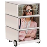 Artikelbild 1 für PAPERFLOW easyBox Classic Chic Rollcontainer weiß, bunt 4 Auszüge 39,0 x 43,6 x 64,2 cm, Artikelnummer 214868