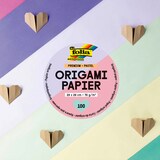 Artikelbild 1 für folia Faltblätter pastell mehrfarbig 100 Blatt, Artikelnummer 286629