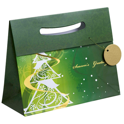 Artikelbild 2 für 12 TSI Geschenktüten Weihnachten Elegant Motiv sortiert 33,0 x 26,0 cm, Artikelnummer 649069
