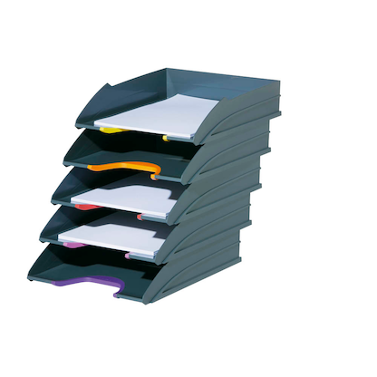 Artikelbild 6 für 5 DURABLE Briefablagen VARICOLOR® dunkelgrau, Artikelnummer 163063