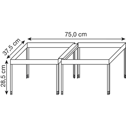 Artikelbild 4 für viasit Hängeregistraturkorb ohne Mappen silber, Artikelnummer 214692