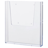 Artikelbild 1 für helit Wandprospekthalter transparent DIN A4, Artikelnummer 463765