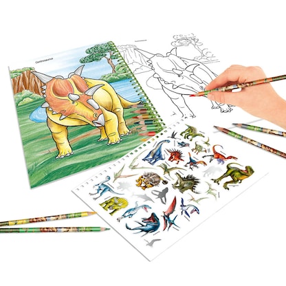 Artikelbild 12 für DEPESCHE Dino World Malbuch, Artikelnummer 843662