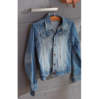 Artikelbild 5 für HAKU Möbel Wandgarderobe 16744 silber Metall 3 Haken 26,0 x 4,0 cm, Artikelnummer 551194