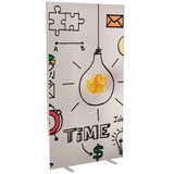 Artikelbild 1 für PAPERFLOW Trennwand easyScreen Business, 62225 bunt 94,0 x 173,4 cm, 1 St., Artikelnummer 205478