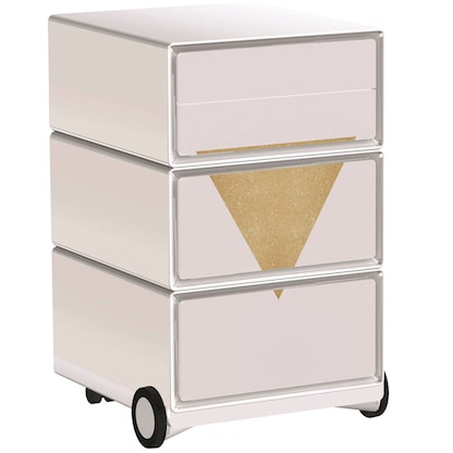 Artikelbild für PAPERFLOW easyBox Classic Chic Rollcontainer weiß, bunt 4 Auszüge 39,0 x 43,6 x 64,2 cm, Artikelnummer 214519