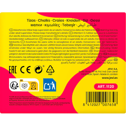 Artikelbild 6 für JOVI School Chalks Kreide farbsortiert 100 St., Artikelnummer 321699
