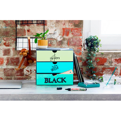 Artikelbild 7 für edding 21 EcoLine Permanentmarker farbsortiert 1,5 - 3,0 mm, 4 St., Artikelnummer 284968