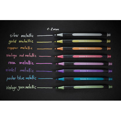 Artikelbild 3 für Schneider 020 Lackmarker farbsortiert 1,0 - 2,0 mm, 8 St., Artikelnummer 564771