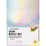 Artikelbild 1 für folia Bastelset Shiny Magic Mix irisierend 12 Blatt, Artikelnummer 287429