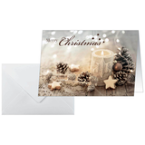 Artikelbild 1 für 25 SIGEL Weihnachtskarten Christmas Candle DIN A6, Artikelnummer 352407