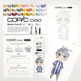 Artikelbild 1 für COPIC® Ciao Serene Palette Starter Layoutmarker-Set farbsortiert 1,0 + 6,0 mm, 1 Set, Artikelnummer 606599