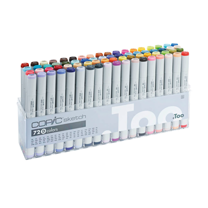 Artikelbild für COPIC® Sketch D Layoutmarker-Set farbsortiert 1,0 + 6,0 mm, 72 St., Artikelnummer 716694