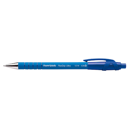 Artikelbild 4 für PaperMate Kugelschreiber Flexgrip Ultra M blau, Schreibfarbe: blau, 1 St., Artikelnummer 423364