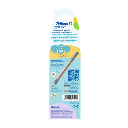 Artikelbild 3 für Pelikan griffix® Bleistifte B, HB silber, 2 St., Artikelnummer 274658