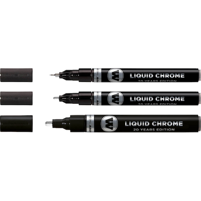 Artikelbild 16 für MOLOTOW LIQUID CHROME™ Acrylstifte-Set chrom 3 St., Artikelnummer 970792