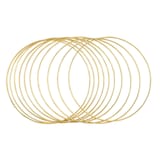 Artikelbild 1 für Rayher Metallringe-Set beschichtet gold Ø 25,0 cm 10 St., Artikelnummer 356192