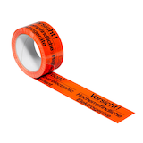 Artikelbild 1 für SUPRA Warnklebeband Vorsicht! Hochempfindliche Elektrogeräte leuchtorange 50,0 mm x 66,0 m 1 Rolle, Artikelnummer 590935