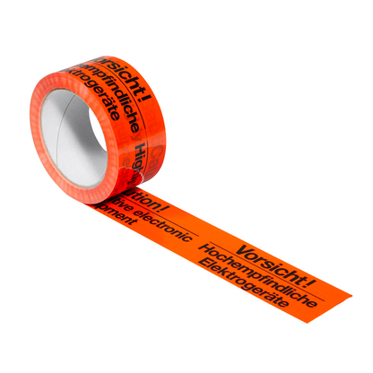 Artikelbild für SUPRA Warnklebeband Vorsicht! Hochempfindliche Elektrogeräte leuchtorange 50,0 mm x 66,0 m 1 Rolle, Artikelnummer 590935