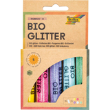Artikelbild 1 für folia Bio Glitter Rainbow M Glitzer farbsortiert, Artikelnummer 285856