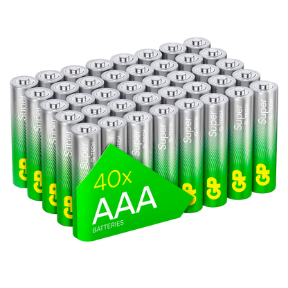Artikelbild 5 für AKTION: 40 GP Batterien SUPER Micro AAA 1,5 V + GRATIS HARIBO Goldbären 175,0 g, Artikelnummer 819163