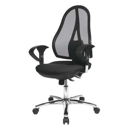 Artikelbild 6 für Topstar Bürostuhl Open Point SY Deluxe, OP290UG20 Stoff schwarz, Gestell chrom, Artikelnummer 514810