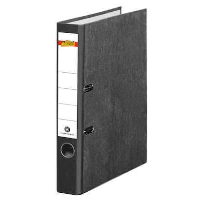 Artikelbild für office discount Ordner schwarz marmoriert Karton 5,0 cm DIN A4, Artikelnummer 501502