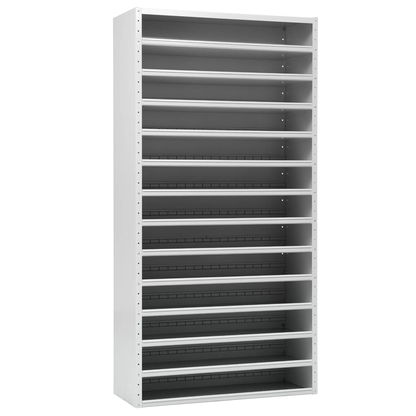 Artikelbild 7 für Gürkan Stahlschrank 110666 lichtgrau, blau 100,0 x 40,0 x 198,0 cm, aufgebaut, Artikelnummer 149000