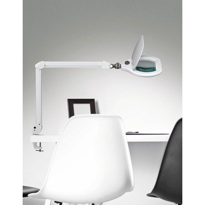 Artikelbild 2 für MAUL MAULcrystal Lupenleuchte weiß 18 W mit Tischklemme, Artikelnummer 388506