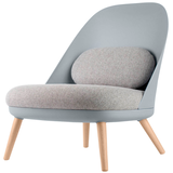 Artikelbild 1 für meet powered by PAPERFLOW Sessel COCOON grau buche Kunststoff, 1 St., Artikelnummer 139727