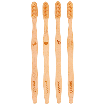 Artikelbild für 4 pandoo Zahnbürsten, Artikelnummer 933301