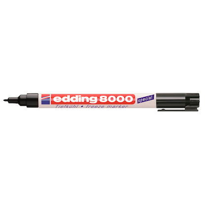 Artikelbild 4 für edding 8000 Tiefkühlmarker schwarz 1,0 mm, 1 St., Artikelnummer 863589