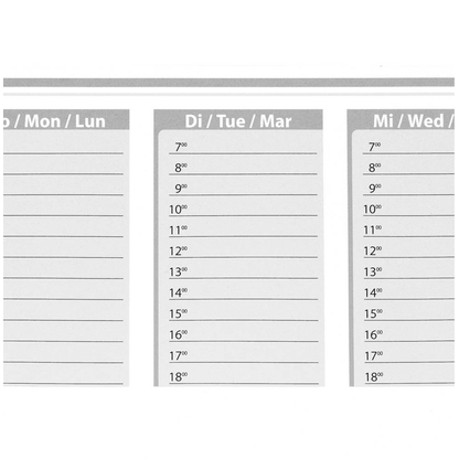Artikelbild 5 für SIGEL Schreibtischunterlage Office 2026/2027 weiß Papier 59,5 x 41,0 cm, 40 Blatt, Artikelnummer 585717