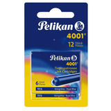 Artikelbild 1 für Pelikan 4001 TP/6-2B Tintenpatronen für Füller königsblau 12 St., Artikelnummer 808998