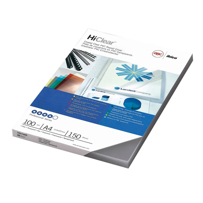Artikelbild 2 für GBC Deckfolien für Bindemappen transparent, DIN A4 0,2 mm, 100 St., Artikelnummer 857987