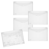 Artikelbild 1 für 10 FolderSys Dokumententaschen DIN A4 transparent glatt 0,20 mm, Artikelnummer 641738