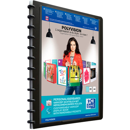 Artikelbild 24 für OXFORD Ringmappe vario-zipp schwarz, Artikelnummer 861120