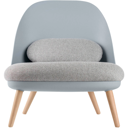 Artikelbild 2 für meet powered by PAPERFLOW Sessel COCOON grau buche Kunststoff, 1 St., Artikelnummer 139727