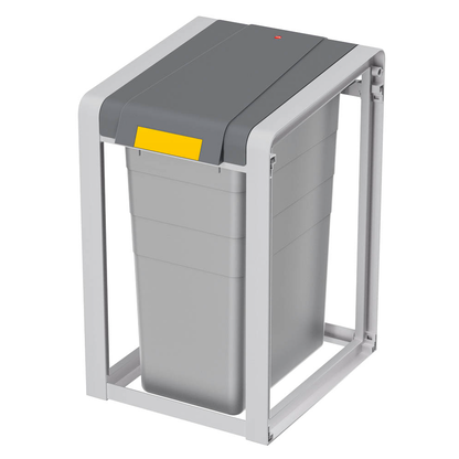 Artikelbild 10 für Hailo ProfiLine Öko XL, Basiseinheit Mülleimer 38,0 l signalgrau, Artikelnummer 123141