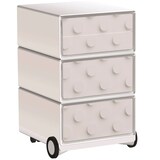 Artikelbild 1 für PAPERFLOW easyBox Classic Chic Rollcontainer weiß, bunt 4 Auszüge 39,0 x 43,6 x 64,2 cm, Artikelnummer 215438