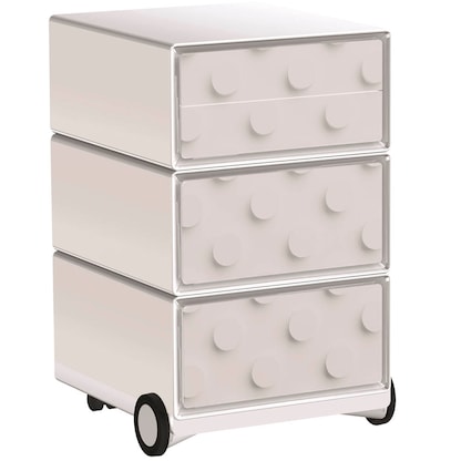 Artikelbild für PAPERFLOW easyBox Classic Chic Rollcontainer weiß, bunt 4 Auszüge 39,0 x 43,6 x 64,2 cm, Artikelnummer 215438