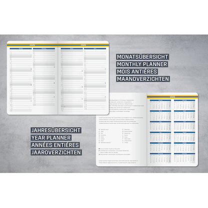 Artikelbild 6 für SIGEL Buchkalender Conceptum 2026 blau, Artikelnummer 568208