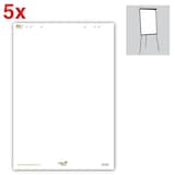 Artikelbild 1 für Ursus Flipchart-Papier Green blanko 68,0 x 99,0 cm, 20 Blatt, 5 Blöcke, Artikelnummer 109874