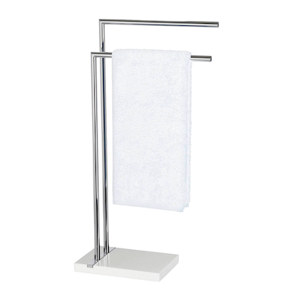 Artikelbild 2 für WENKO Handtuchständer Noble White silber, Artikelnummer 804747